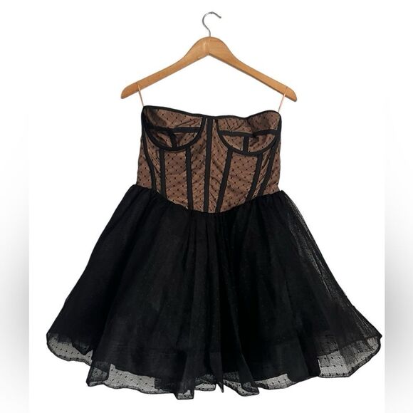 NWT Bardot Mesh Corset Minidress - Picture 6 of 9